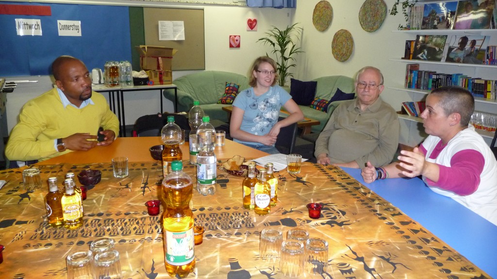 Austausch mit Robyn und Lungelo